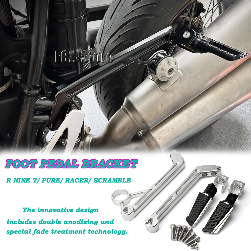 Нови аксесоари за мотоциклети Задни клечки за крака Педали скоба за крака за BMW R9T R NINE T RNINET Pure R NINET Racer Rninet Scrambler0