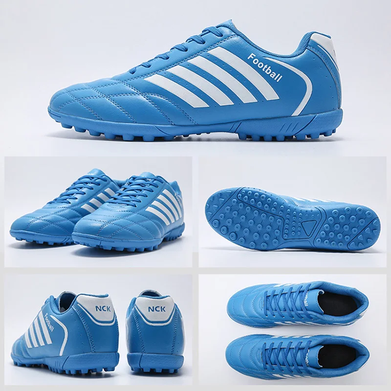 Размер 32-44 Детски футболни обувки с ниска кройка Маратонки за възрастни на открито Ултралеки спортни ултралеки спортни футболни обувки1