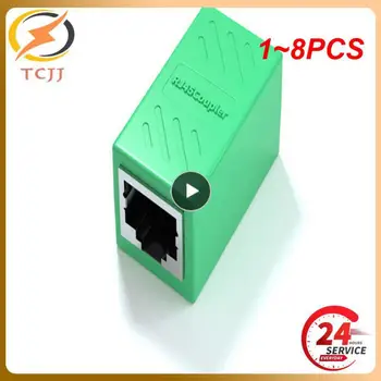  1 ~ 8PCS Ethernet кабел удължител, RJ45 котка 5 котка 6 cat6a съединител, удължител конектор - Ethernet съединител женски към женски