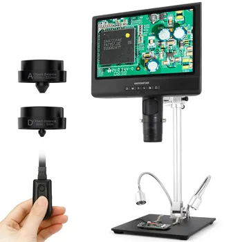 Andonstar AD249-M 10-инчов LCD екран цифров огледален микроскоп за електроника запояване и мобилен ремонт