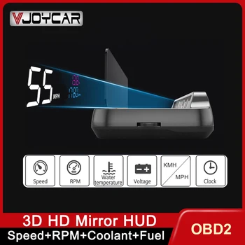 Vjoycar Нов Disign огледало повдигане автоматично кола стъкло проектор HUD OBD2 главата нагоре дисплей габарит кола електронни аксесоари аларма