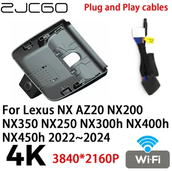 ZJCGO 4K 2160P автомобил DVR Dash Cam видео рекордер Plug and Play за Lexus NX AZ20 NX200 NX350 NX250 NX300h NX400h NX450h 2022 ~ 2024