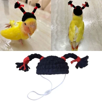 Хамстери шапка обличане аксесоари птица забавно костюм шапки за папагали пилета