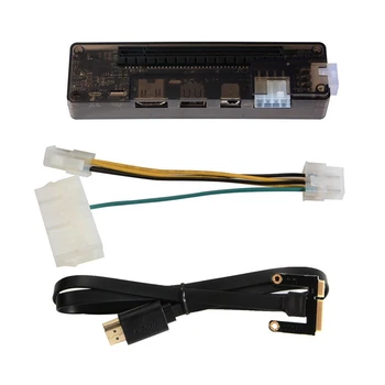 1Set EXP GDC външен лаптоп графична карта докинг лаптоп докинг станция видео карта мини PCI-E кабел прозрачен черен