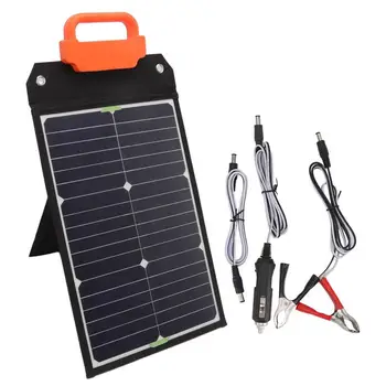 Solar зарядно панел водоустойчив 50w слънчева кола струйка зарядно слънчев панел струйка зареждане комплект за къмпинг RV Backpacking пикник