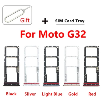 10 бр. Държач за слот за SIM карта с адаптери Резервни части за гнездо за Moto G32 G42 G51 G52 G62 G71 G72 G82