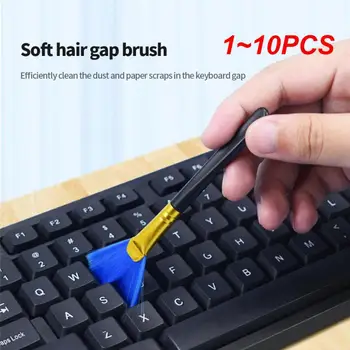 1 ~ 10PCS Комплект четки за почистване на клавиатурата Многофункционален телефонен компютърен калкулатор Gap Dust Remover Трайно електронно оборудване