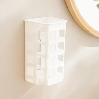 Начало съхранение Drain стена кошница дишаща прибори за хранене кутия за съхранение пластмасови пръчици притежателя баня кухня прибори за хранене