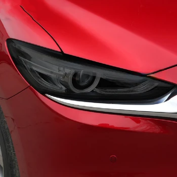2 бр. За Mazda 6 Atenza 2019 2020 Винил защита прозрачен TPU стикер аксесоари кола фаровете оттенък черно защитно фолио