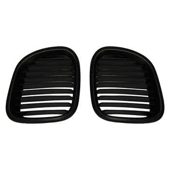 Бъбрековидни решетки Матово черно Уникални части Преносими автомобилни орнаменти за BMW Z3 1996-2002 51138412949 51138412950