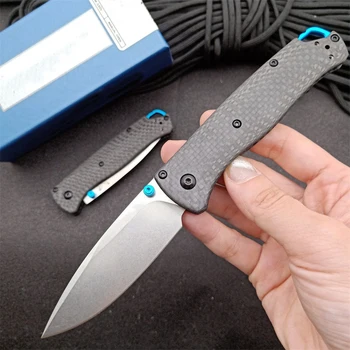 BM 535-3 джобен нож оцеляване тактически нож S90V острие въглеродни влакна дръжки Тактически открит къмпинг EDC инструменти