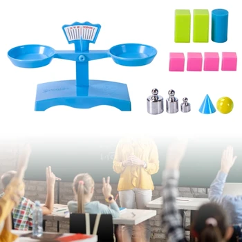 DIY Scale Lever Пластмасова везна Наука Математика Скала за преподаване Образователна балансираща играчка за ученици Деца