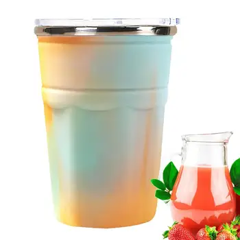 Чаша за бързо охлаждане 550ML Термоустойчиви термочаши с топлоизолация Вътрешни аксесоари за пиене за шофиране Къмпинг Колоездене