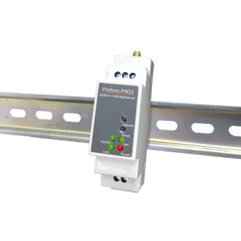 DIN-Rail Modbus RS485 СЕРИЕН порт КЪМ Ethernet / WiFI конвертор двупосочно прозрачно предаване между RS485 и RJ45
