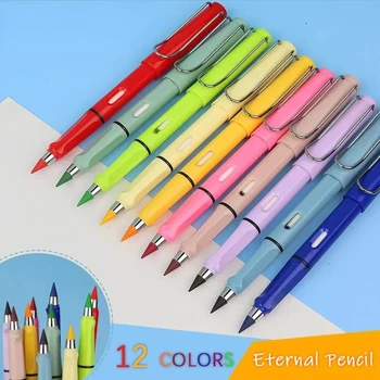 1set цвят вечен молив може да се избърше магия замени главата еко приятелски студент живопис деца подарък рисуване училище доставка подаръци