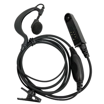 Baofeng Walkie Talkie UV-9R Plug Полицейски стил PTT Mic Earhook слушалки за слушалки за UV-XR A-58 UVXR UV9R Plus GT-3WP UV-5S радио