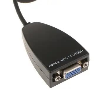 USB 3.0 към VGA видео графична карта дисплей външен адаптер 1080P 7/8