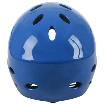 3X предпазна каска 11 дишащи дупки за водни спортове Каяк кану сърф гребло - синьо