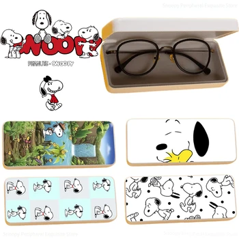 Snoopy очила случай Handiness очила чанта мода Kawaii преносими слънчеви очила кутия чанта чанта носят чанта аксесоари очила случай подарък