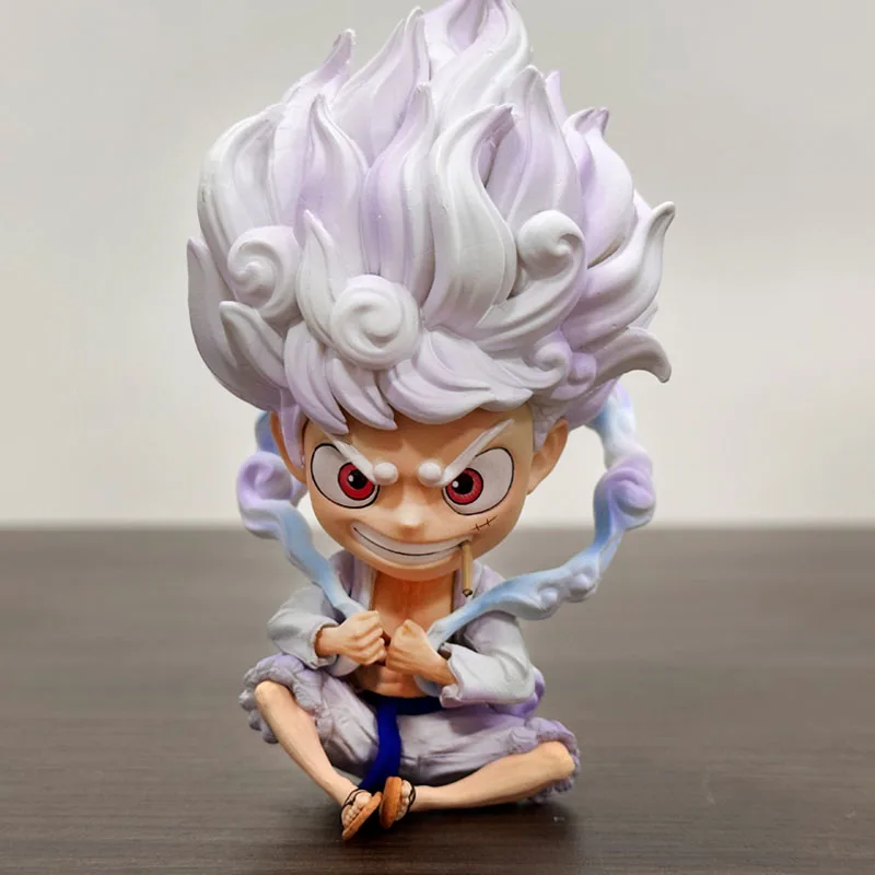 One Piece аниме фигури Nika Luffy мини фигура предавка 5 Luffy слънце бог фигурка PVC статуя модел кукла колекционерски декора играчки подаръци2