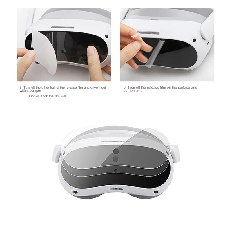 За Pico 4 защитно фолио VR очила Head Film Headwear HD Anti-Scratch Soft Panel Film Аксесоари за PICO4 Lens Film4
