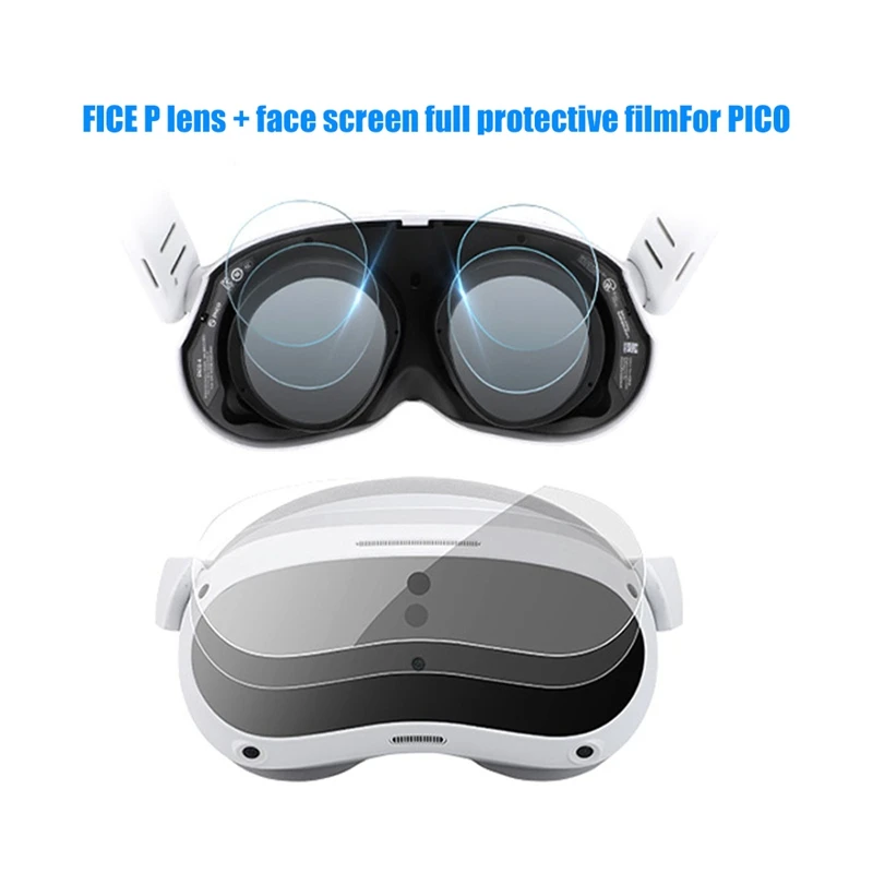 За Pico 4 защитно фолио VR очила Head Film Headwear HD Anti-Scratch Soft Panel Film Аксесоари за PICO4 Lens Film5