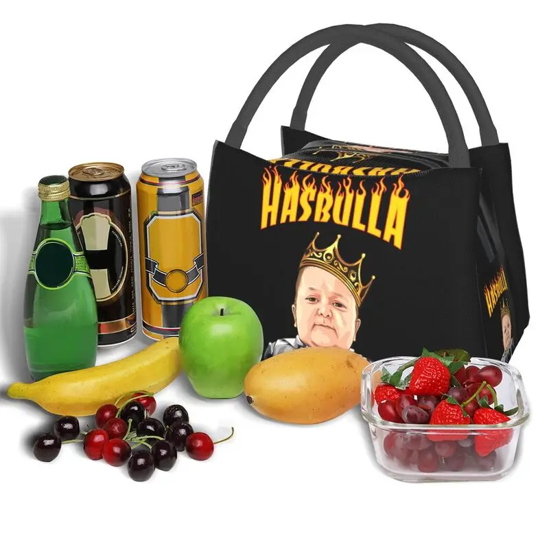 Цар Хасбула Магомедов Изолирана чанта за обяд за работа Офис Hasbullah преносим охладител термичен Бенто кутия жени5