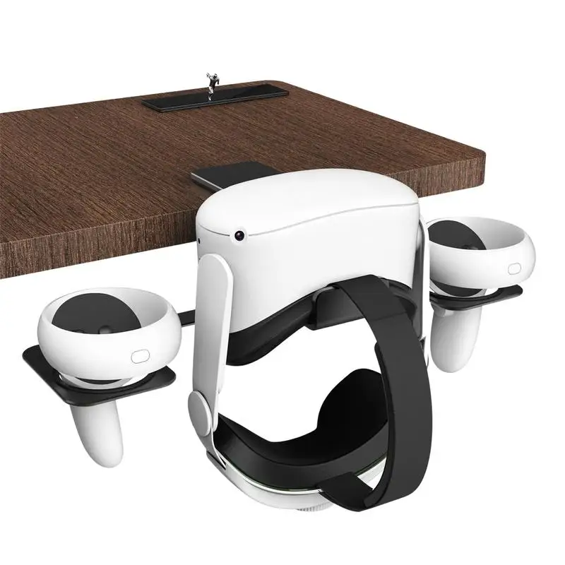 VR стойка за Oculus 2 Стойка за фиксиране на бюро за Oculus против накланяне против надраскване Черно VR аксесоари Стойка за слушалки дисплей и0