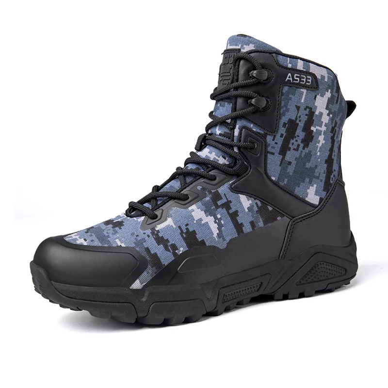 Нови тактически военни ботуши за мъже Туристически обувки Специални сили Пустинни бойни армейски ботуши Мъжки маратонки Туристически обувки за глезена5