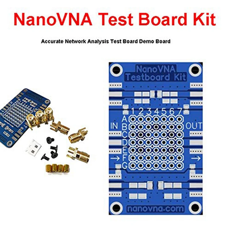 Nanovna Vector Network Analyzer Test Board Kit For Nanovna Network Analysis Test Board Demo Board2