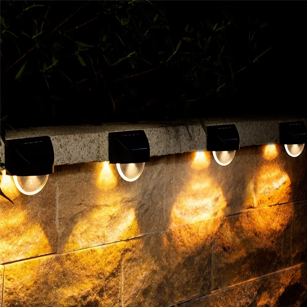  LED слънчева светлина палуба светлина ограда открит градински светлини улична лампа стълбищни светлини водоустойчив подходящ за паркове общности4