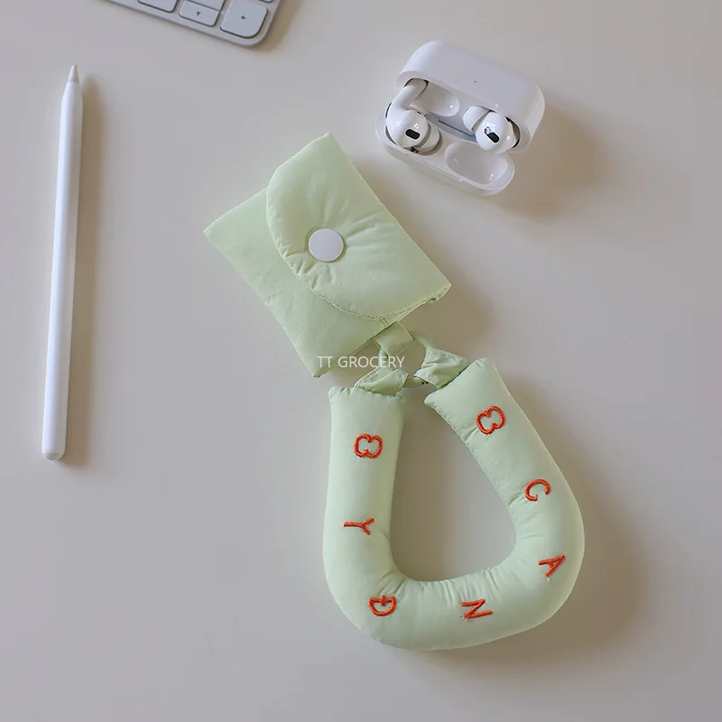 Candy цвят сладък мини безжични слушалки чанта за съхранение слушалки организатор слушалки защитен капак за AirPods 1/2/3 поколение4