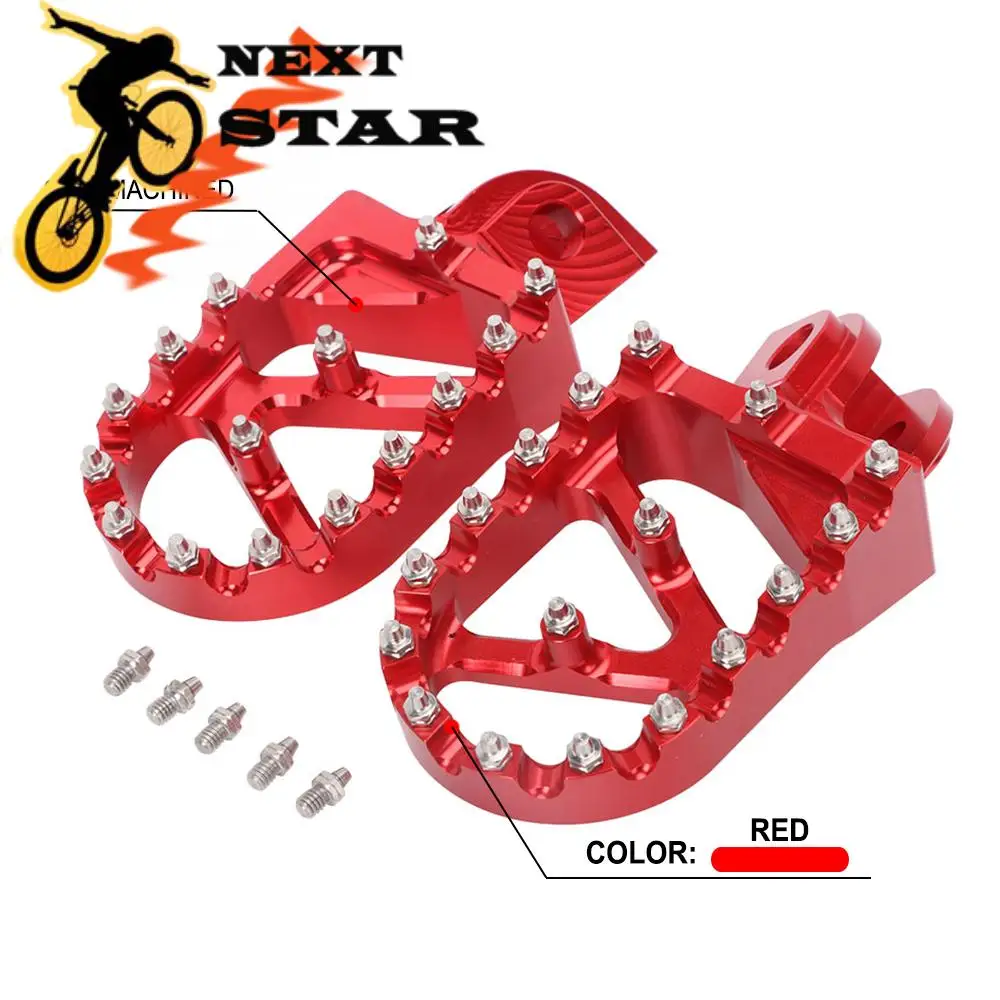 Footrest Footpegs Foot Pedal Foot Pegs For Beta RR 250 300 350 390 400 430 450 480 498 520 525 2T 4T 2013-2019 X-Trainer0
