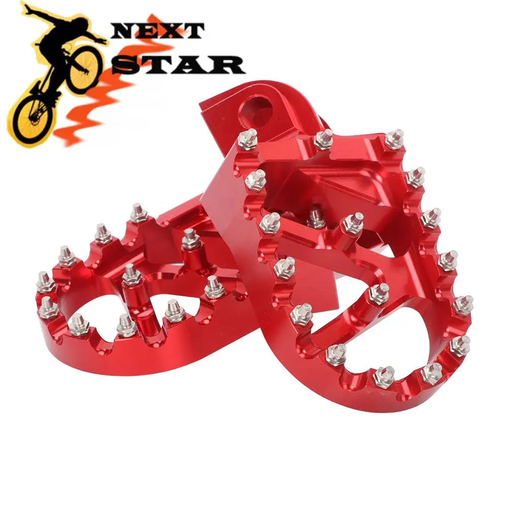 Footrest Footpegs Foot Pedal Foot Pegs For Beta RR 250 300 350 390 400 430 450 480 498 520 525 2T 4T 2013-2019 X-Trainer4