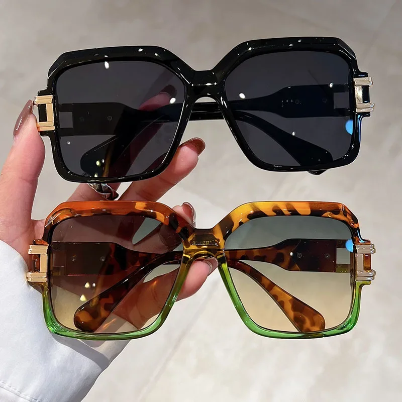 Реколта слънчеви очила Мъже Жени Луксозни слънчеви очила Градиентни очила Мъжки пънк очила Дамски квадратни очила Дизайнерски нюанси Очила5