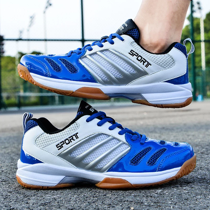 Професионални нехлъзгащи се мъжки обувки за тенис на открито Спортни маратонки за бадминтон Мъжки антишокови обувки за тенис на маса Man tenis masculino4