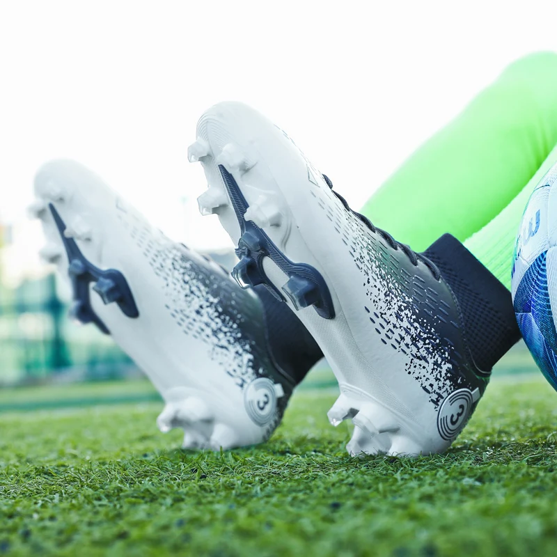 Мъжки футболни обувки Спортни маратонки на открито за футбол Голям размер трева мач футболни обувки Оригинални футболни клинове за момчета4