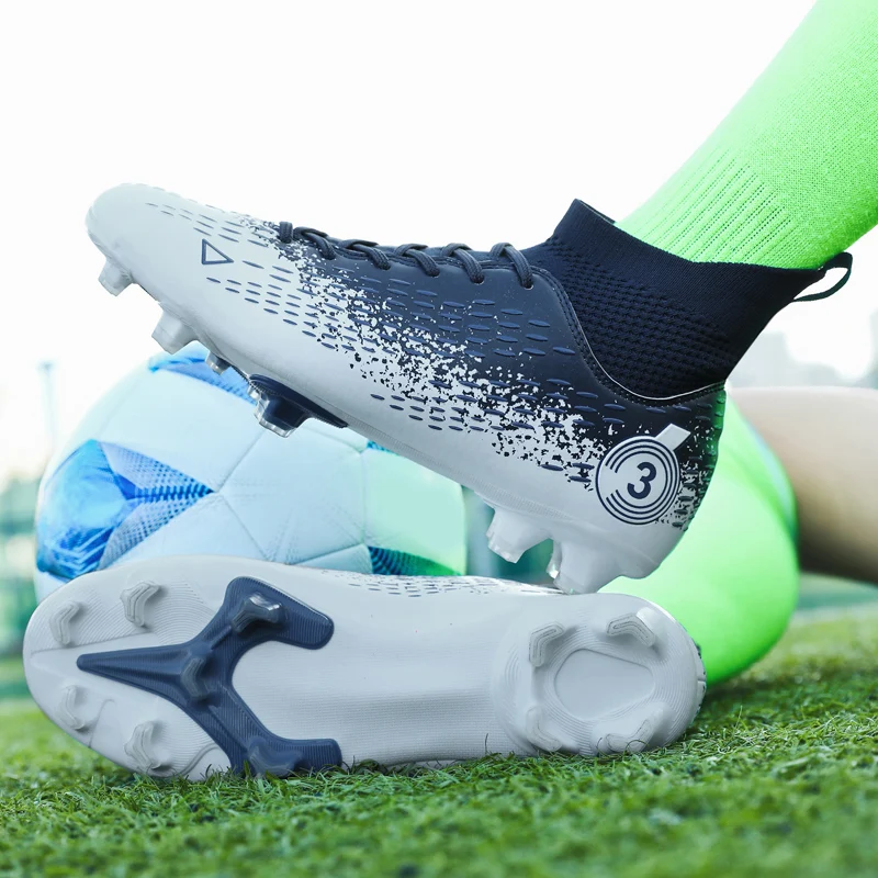 Мъжки футболни обувки Спортни маратонки на открито за футбол Голям размер трева мач футболни обувки Оригинални футболни клинове за момчета5
