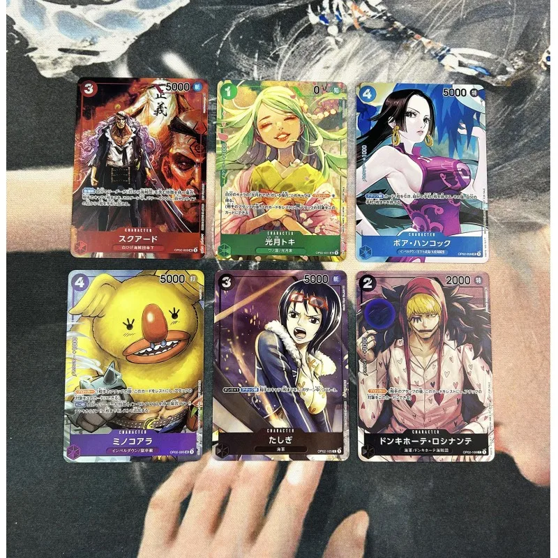 ONE PIECE Op02 Sanji Monkey D Luffy Nami Game Collection Cards ACG Anime Game Collection Color Flash Card Подаръци за приятели5