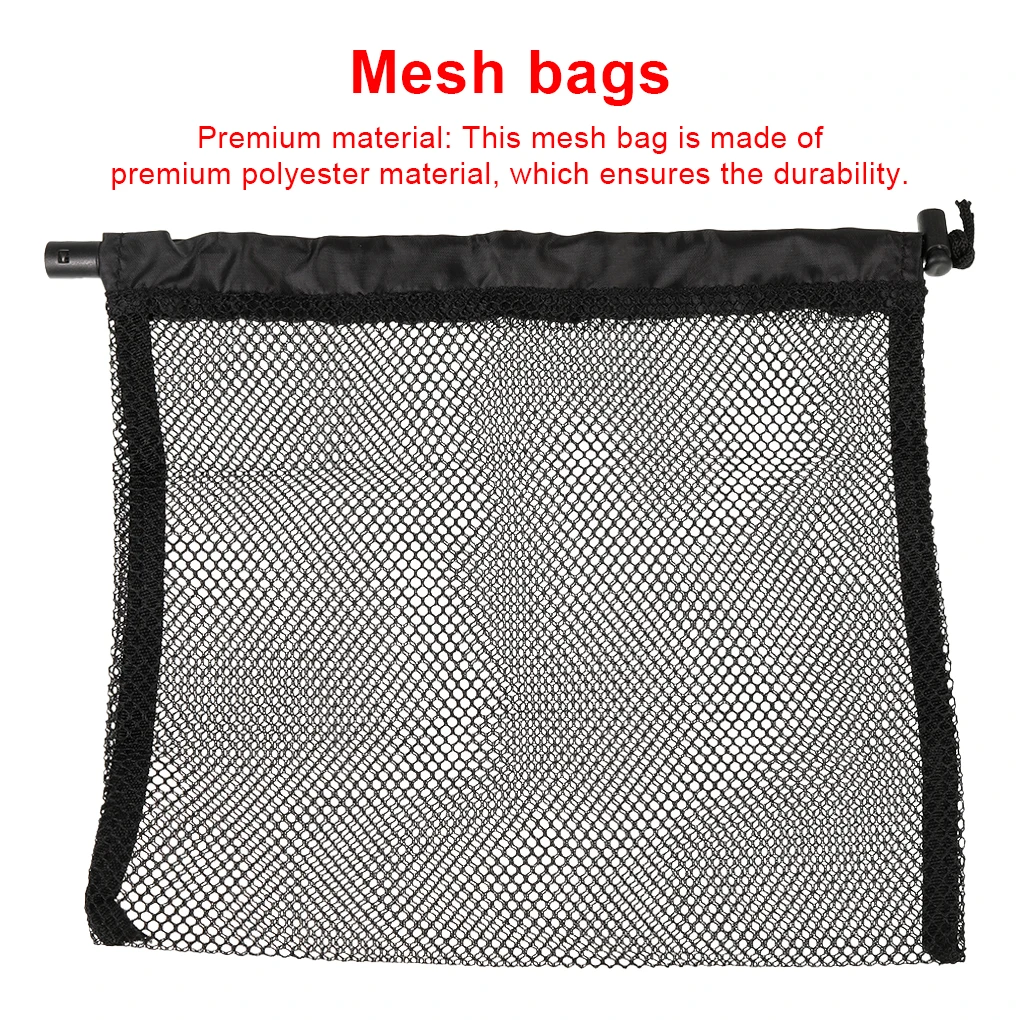 Net Bag Изработка Mesh Pack Бързо сухи неща Организатор Аксесоари за каяк0