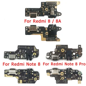 usb зарядна платка за xiaomi redmi note 8 Pro 8A note8 порт за зареждане PCB док конектор flex резервни части