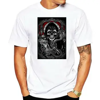 Стилен мъртъв череп проектиран T ризи мъже черен хладен къс ръкав тениска за Великден Топ памук капка доставка
