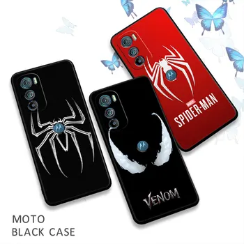 Spiderman Venom Logo Marvel Coque For Motorola Moto Edge 40 30 20 Pro Neo Lite One Fusion Plus G Stylus Case Soft силиконов капак